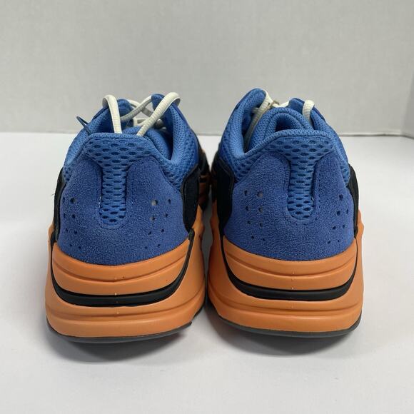 Adidas Yeezy Boost 700 Bright Blue GZ0541 Size 9 Men Orange Kanye Gators Shoes - Picture 2 of 8